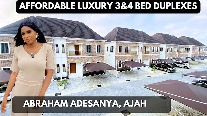 Affordable luxury Homes in Ajah| 3 & 4 bed duplexes for sale in Abraham Adesanya  lekki |Lagos