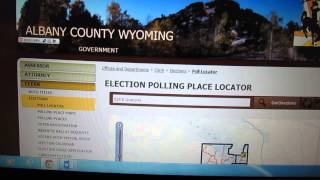 How To Find Your Polling Place In Albany County Wyoming screenshot 5