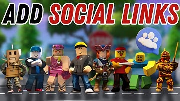 How to Add Social Links on Profile in Roblox | ROBLOX Tutorial (2025)