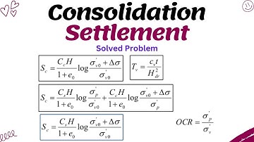 Consolidation settlement solved problem #consolidation #settlement