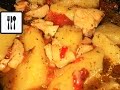 Картофель с курицей и болгарским перцем по-турецки. Очень  быстро и вкусно/Sulu patatesli tavuk