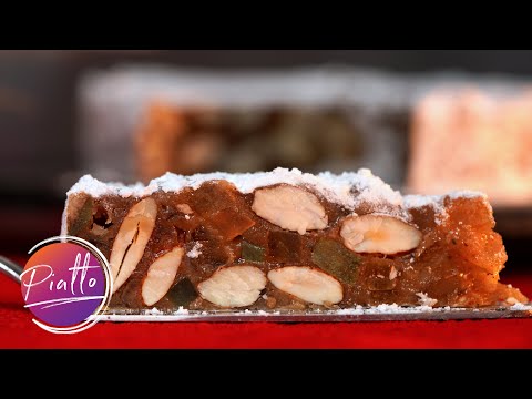 Panforte Margherita - Dolci Natalizi Tradizionali di Siena: Panpepato Bianco