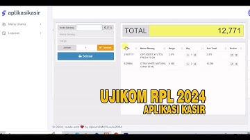 Ujikom RPL  Membuat Aplikasi Kasir Berbasis WEB - Part 2 Login Dan Halaman Admin