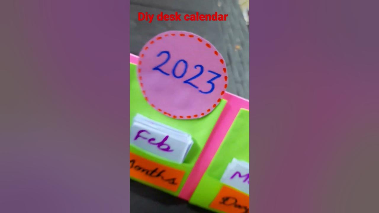 Diy Desk Calendar Made By Me How It Is please Comments Subscribe diy-desk-calendar-made-by-me-how-it-is-please-comments-subscribe
