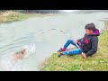 Fishing Video || Village boys are always good at fishing || Fish catching trap || Fishing trap 2024