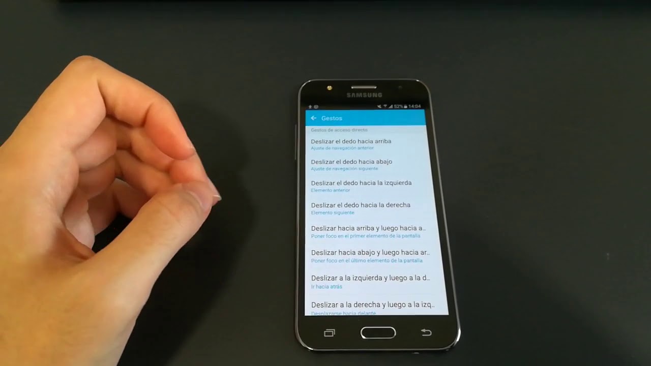 Como usar google talkback app accesibilidad para ciegos youtube