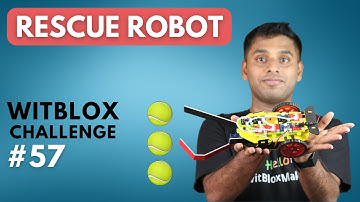 Rescue Robot: Can you collect all the balls in less time? | Witblox Challenge 57