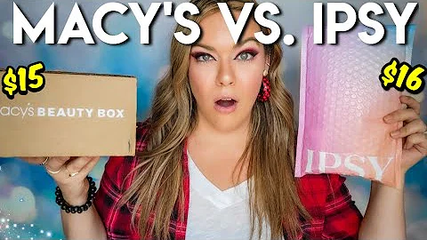 Ipsy Glam Bag Vs. Macy's Beauty Box August 2025 | SUBSCRIPTION BOX UNBOXINGS