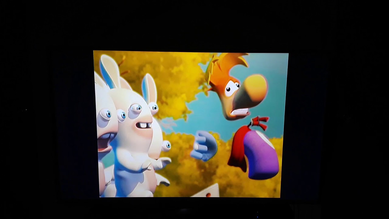 rayman raving rabbids tv party title screen