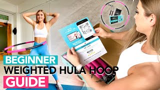 Beginner How To Use Weighted Fitness Hula Hoop Guide: Best Hooping Practices By Fitmode Lab screenshot 1