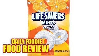 Life Savers Orange Mints Review - Hard Candy Unwrapping #foodreview screenshot 1