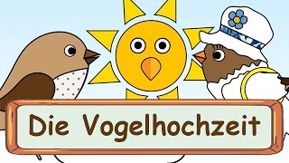 Video thumbnail of "🌼 Die Vogelhochzeit - Kinderlieder zum Mitsingen || Kinderlieder"