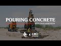 Pouring Concrete near the Port of Corpus Christi with Haas-Anderson