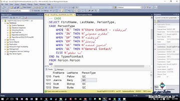 آموزش کوئری زدن در SQL Server جلسه چنجم - استفاده از CASE در دستور SELECT