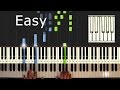 La La Land - City of Stars - Piano Tutorial Easy - How To Play (Synthesia)