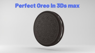 "Creating a Realistic 3D Oreo in 3ds Max | Step-by-Step Tutorial"