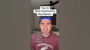 Top 10 Most Unattractive Guy Names