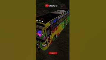 NEW BMR V2 BUS MOD FOR BUSSID  | FULL LED MOD | DOWNLOAD | GAMING OJ | #bussidmod #shorts