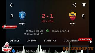M'baye Niang Goal 90+3, Empoli vs Roma (2-1) All Goals and Extended Highlights Sirie A 2023-24
