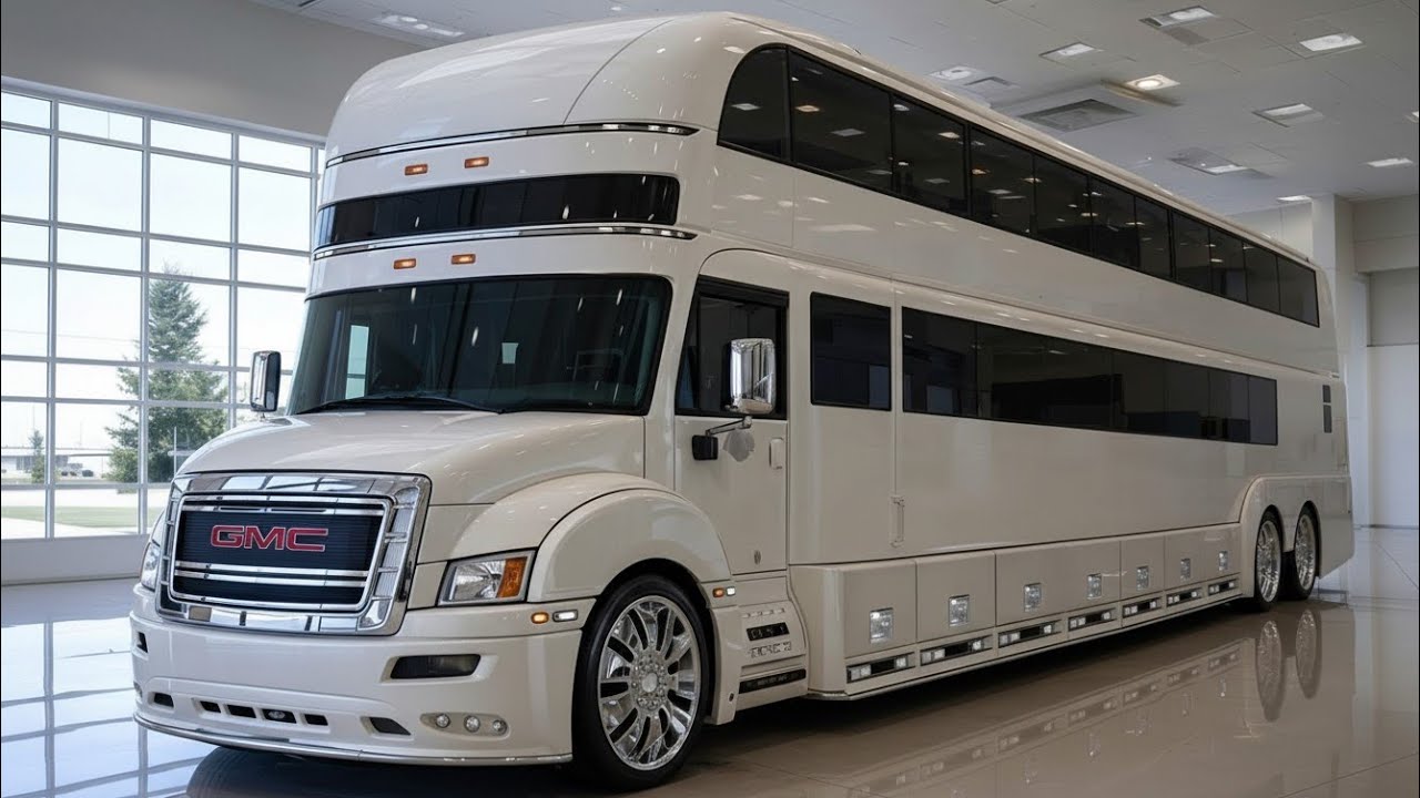 2026 GMC Savana Limo de Doble Piso – ¡La Van Americana Más Lujosa y Más Loca Jamás Construida! 🚐🔥