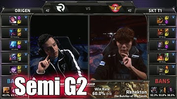 SK Telecom T1 vs Origen | Game 2 Semi Finals LoL S5 World Championship 2015 | Origen vs SKT T1 G2