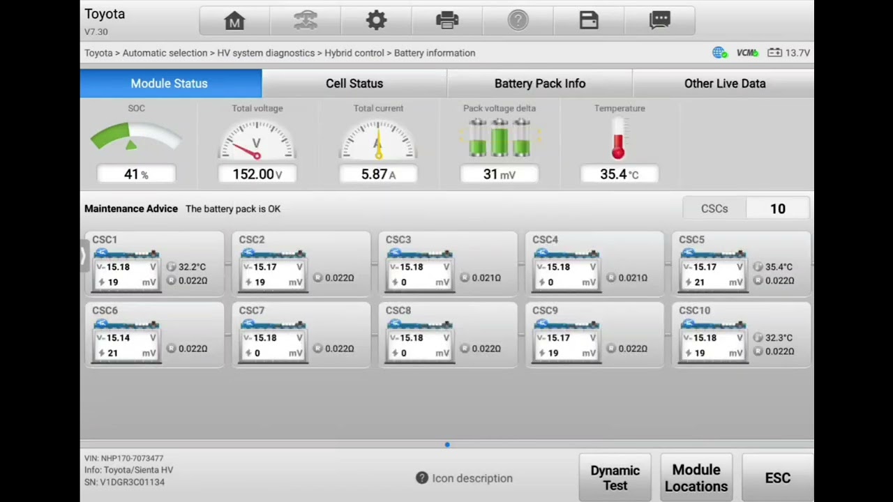 Hybrid battery health inspection- Toyota Prius by Incar Automotive 