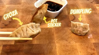 Chinese Dumplings, Japanese Gyoza or Pot Stickers? Let's make it all!