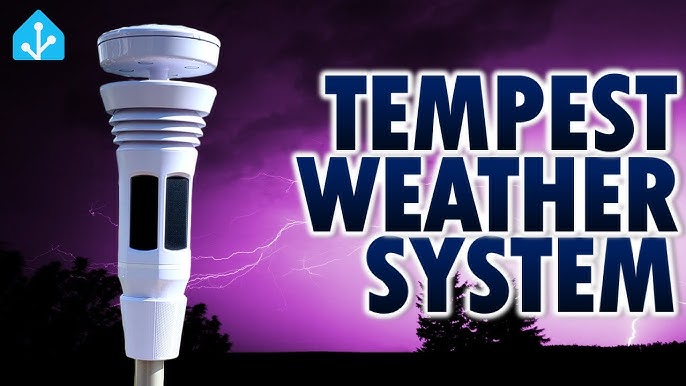 Tempest Weatherflow Estação Meteorológica Ultrassônica Avançada, WiFi &  Internet Conectada, Inteligência Artificial