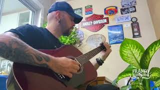 Honky Tonk Woman (The Rolling Stones) on slide acoustic guitar