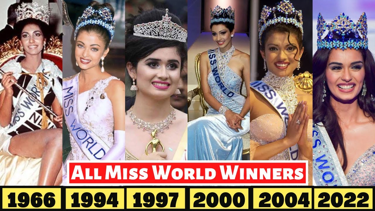 Miss World Hot Sex - All The 69 Most Beautiful Miss World Winners From 1951-2021