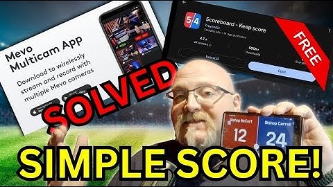 🤯 FREE & EASY Mevo Multicam Scoreboard: The Ultimate Go-Live Hack! (Phone + Mevo Go + Scoreboard App