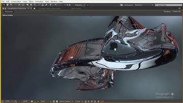 Advanced 3D Liquid  Logo Animation with Real Flow, Cinema 4d and After Effects | (Part 16 of 17 )