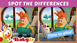 Spot The Differences With Babytv's Friends 🤩| Family Fun 👨‍👩‍👦 | Fun Games For Toddlers  @Babytv