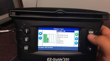 How to create a new field on an Ez Guide 250 in easy user mode