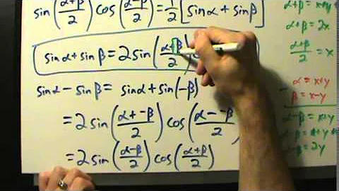 Trigonometry - Sum-to-product Formulas