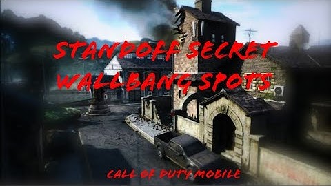 Secret Wallbang spots in Standoff/ Cod mobile