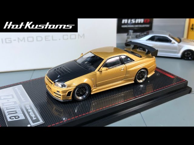 Ignition Model X Tarmac Works Nismo R34 Z Tune Gold Unboxing