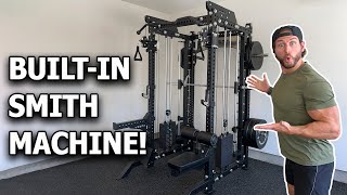 First Vesta ULTIMATE Rack Review | BUILT-IN Smith Machine! | Illuminati Iron