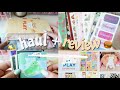 HAUL + Reviewing Korean Stationery Shop 🍓