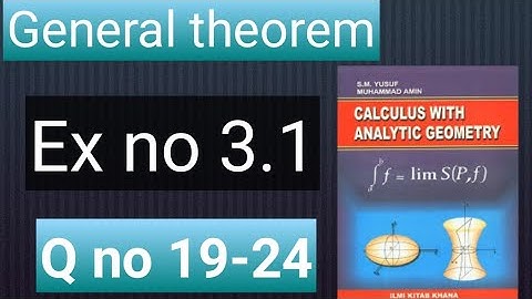 How to solve Q no 19-24 Ex no 3.1 3rd year!Part 1!BSC!ADP!Bs Hons!Calculus with analytic geometry sm