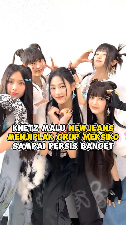 Knetz malu NewJeans menjiplak grup meksiko sampai sama persis #kpop #shorts