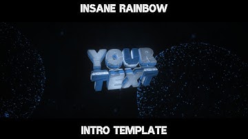|| Insane Rainbow Intro Template! || SkooArtz ||