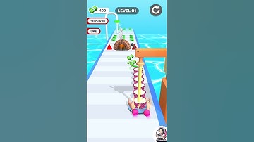 Bekary Stack Level - 1 Gameplay Making Cup Cake 🍰 #funny #gaming #shortvideo #cake #cakes