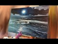 How to Paint a Full Moon over the Ocean / Oil Painting Tutorial