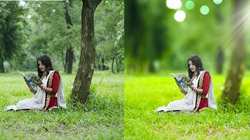 Graphic Design Tutorial-Outdoor photo editing in Photoshop.