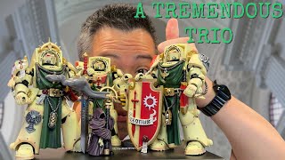 Review Of Joytoy Warhammer 40K Dark Angels Space Marines New Deathwing Knights Trio