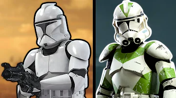 Why CLONE TROOPER Armour Changed...