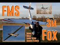 FMS - Fox 3M - Unbox, Build, Radio Setup, & Maiden Flights