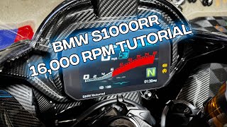 How To Add 16,000 RPM Screen to 2023-2024 BMW S1000RR, BT Moto Tutorial