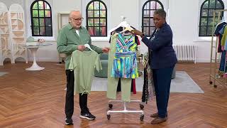 Denim & Co. Active Textured Cotton Straight Leg Ankle Pant on QVC